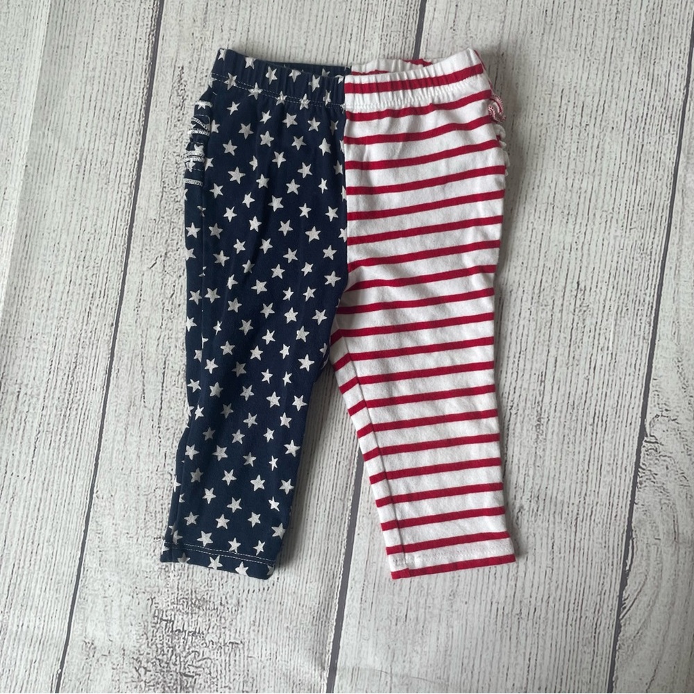 *FREE* Old Navy 6-12 Months Red, White, and Blue Star Stripe Leggings